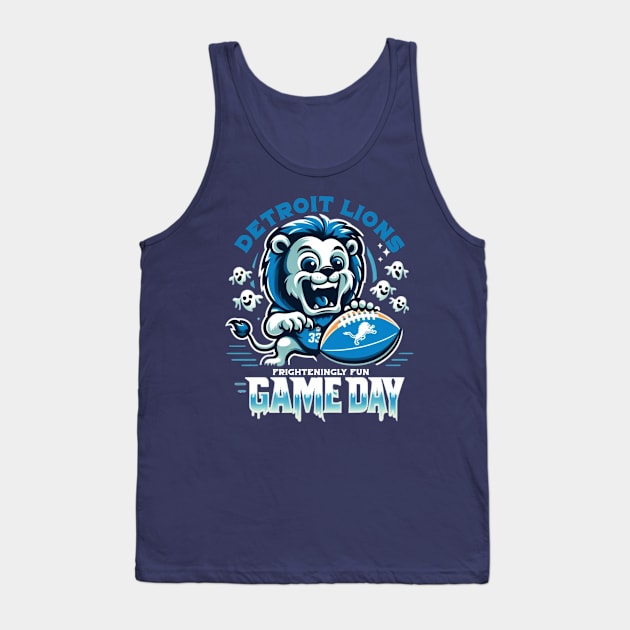 detroit lions horror Tank Top by AOAOCreation